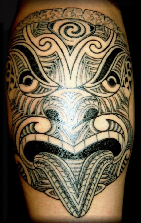 Modern Tribal Tattoo Piece on a man's body Tattoo Design