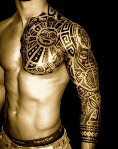 Samoan Tribal Leg Tattoo For Men Tattoo Design