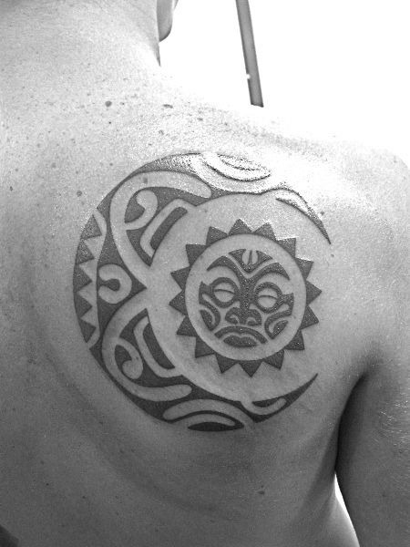 Shoulder Aztec Tribal Tattoo Tattoo Design