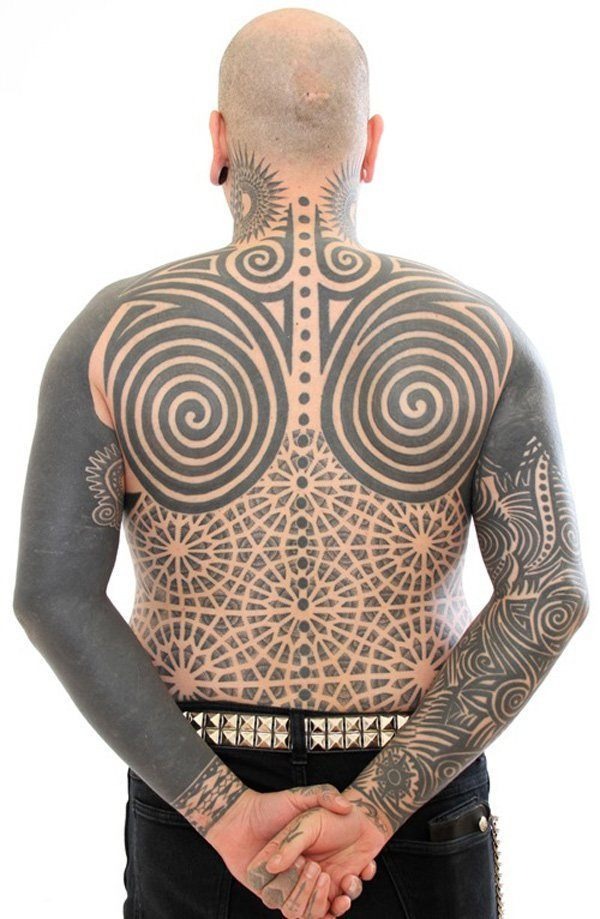 Shoulder Guard Tattoo Design