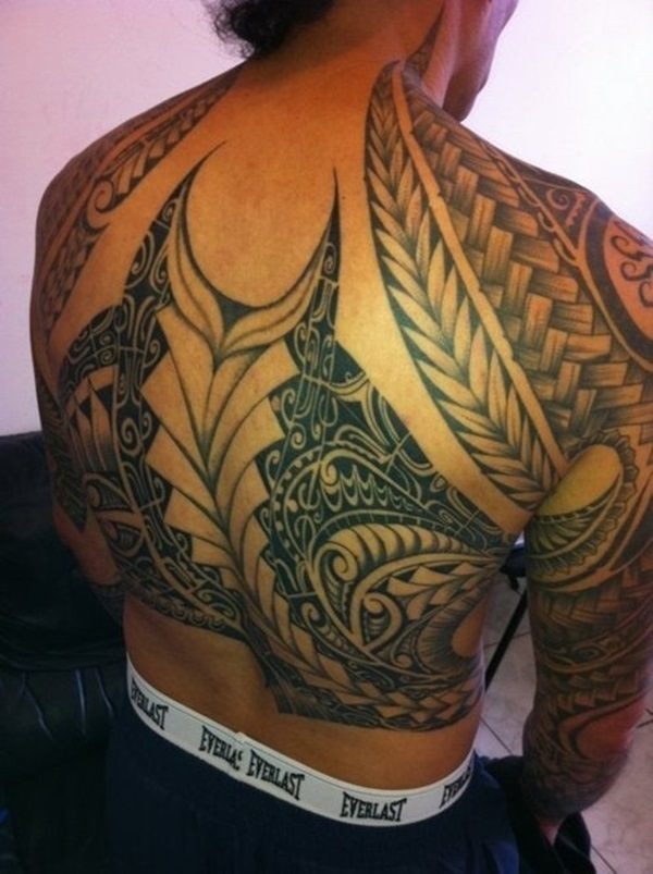 Top half Tattoo Design