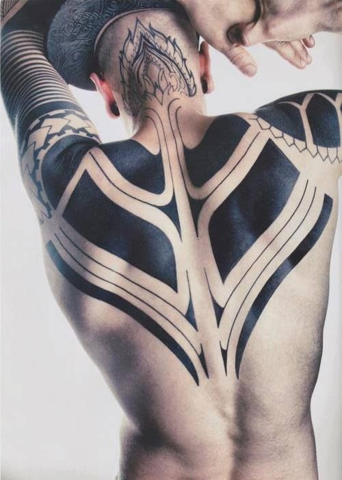 Tribal Sun-Moon Tattoo Tattoo Design