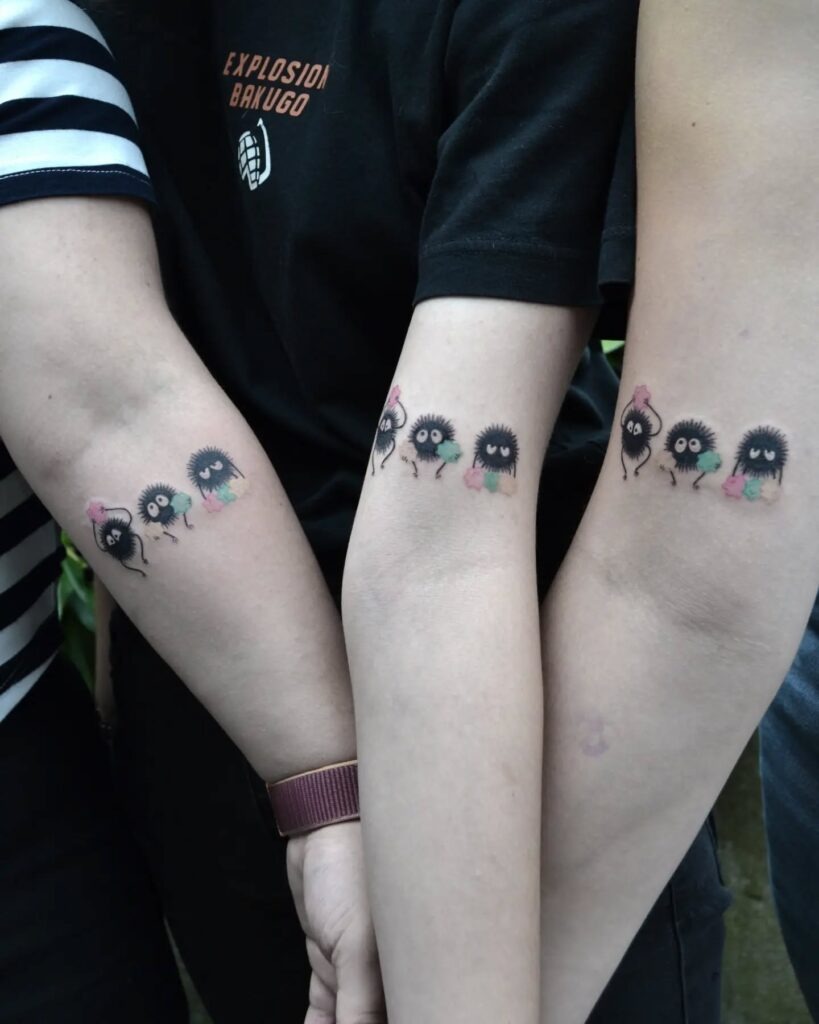 Soot Sprite Candy Trio Tattoo Tattoo Design