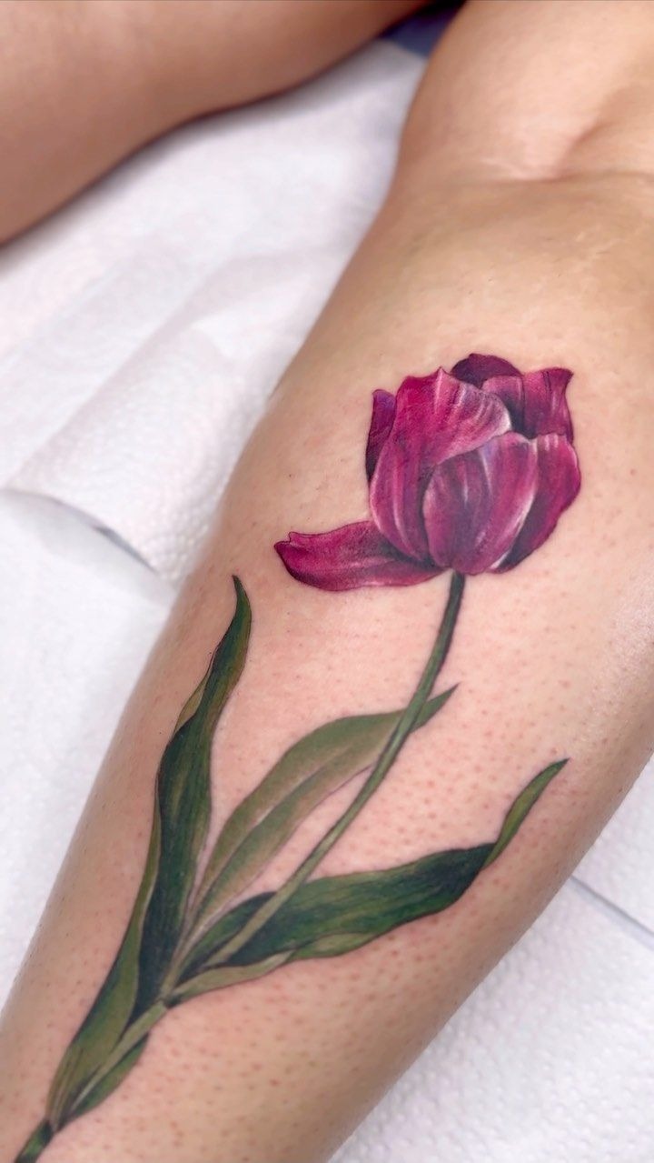 Celestial Tulip Tattoo Tattoo Design