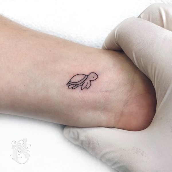 Cute Simple Turtle on Wrist Turtle Tattoos Tattoo Design