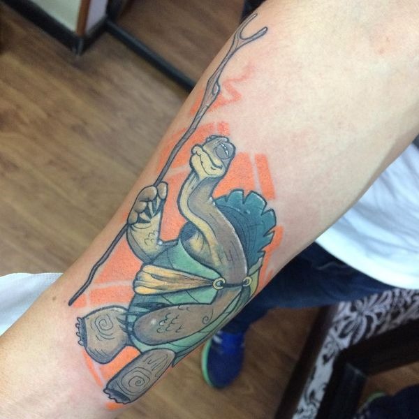 Master Oogway from Kung Fu Panda Turtle Tattoos Tattoo Design