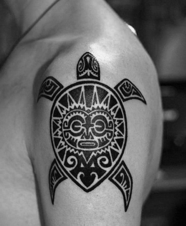Sea Turtle Made of Patterns Turtle Tattoos Tattoo Design