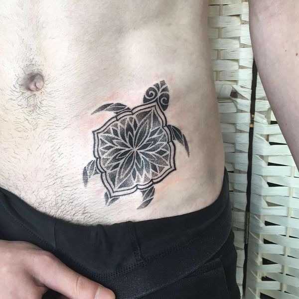 Sea Turtle Made of Patterns Turtle Tattoos Tattoo Design