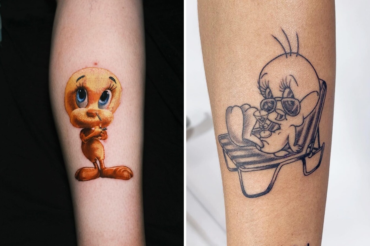 51+ Tweety Tattoo Ideas & Inspiration Featured Lookbook Collage