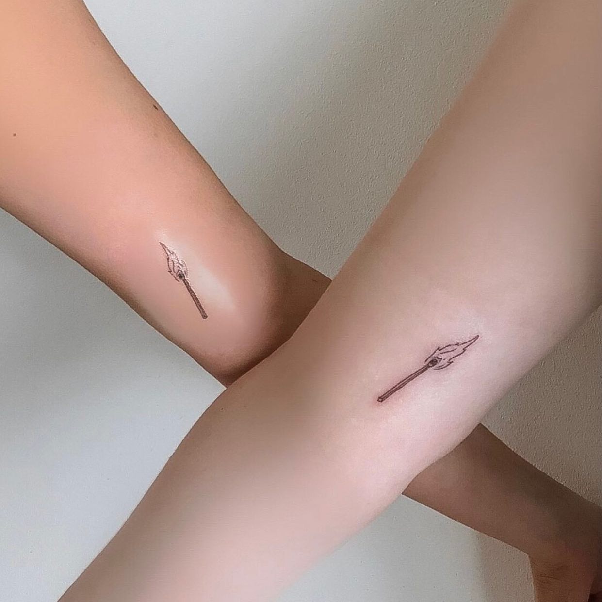 Burning Match Flame Tattoo Tattoo Design