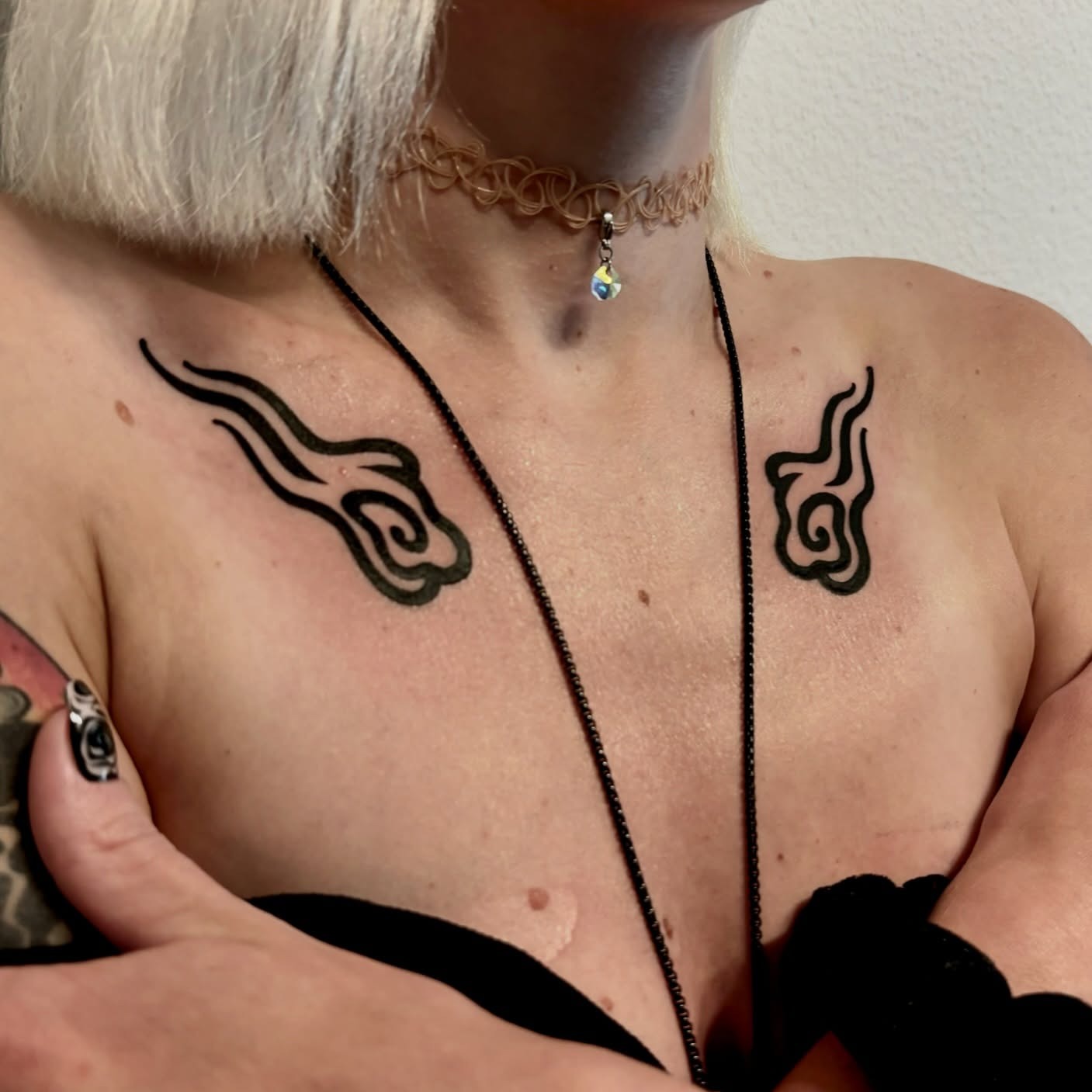 Twin Flame Chest Flame Tattoo Tattoo Design