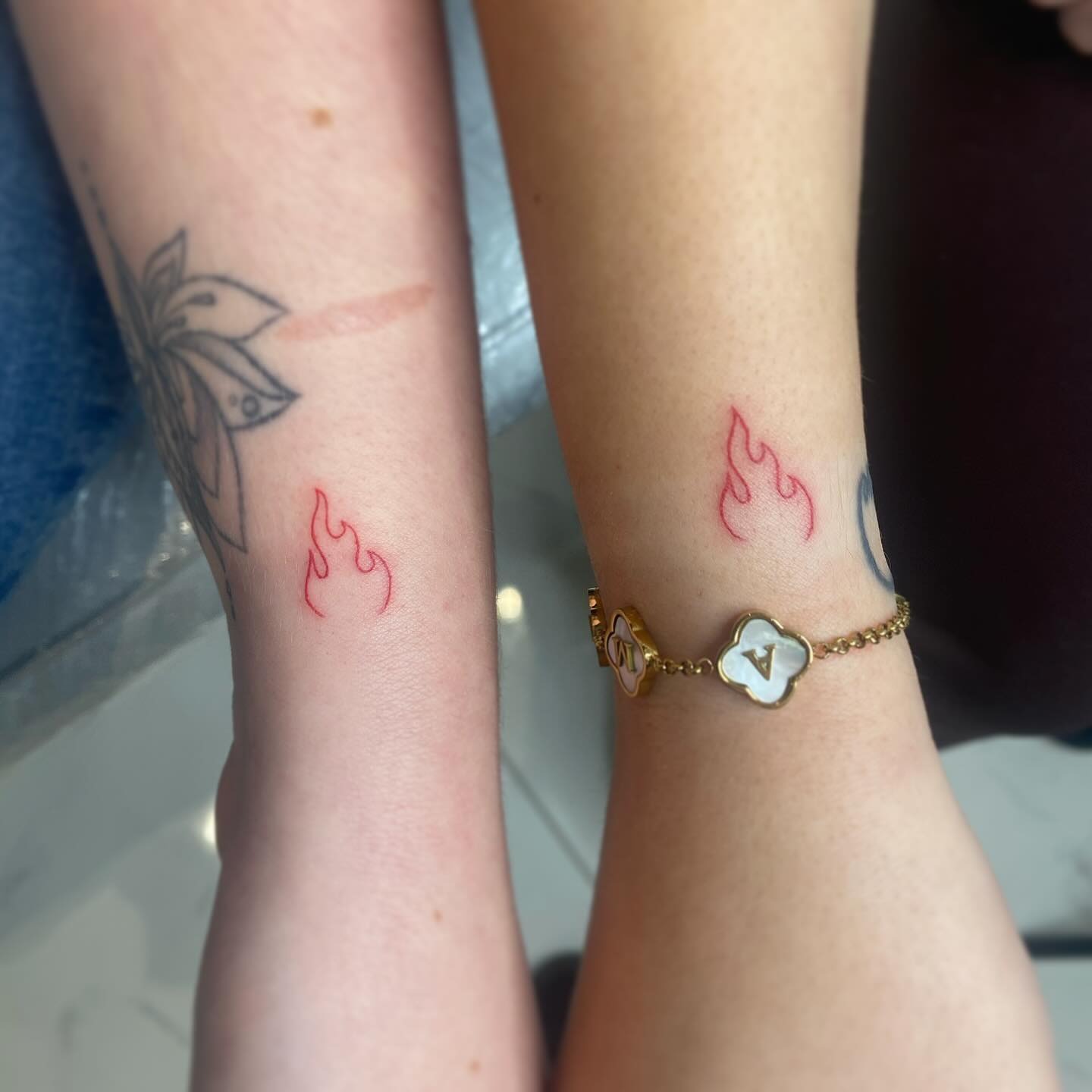 Twin Flame Fire Symbol Tattoo Tattoo Design