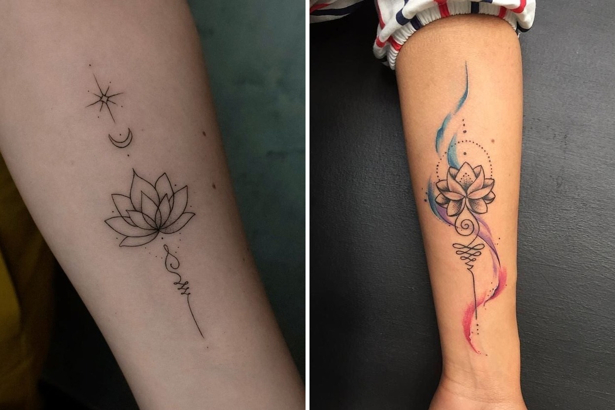 31+ Unalome Tattoo Ideas & Inspiration Featured Lookbook Collage