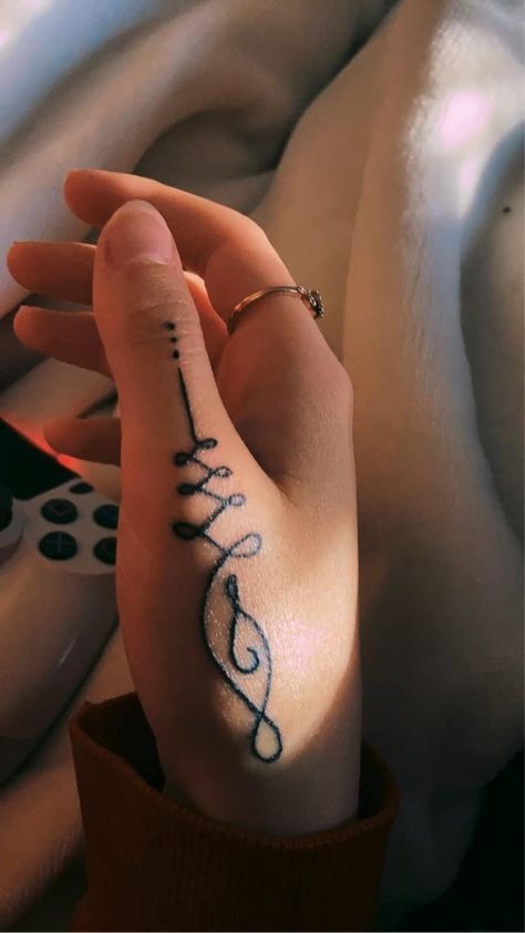 Sacred Lotus Unalome Tattoo Design