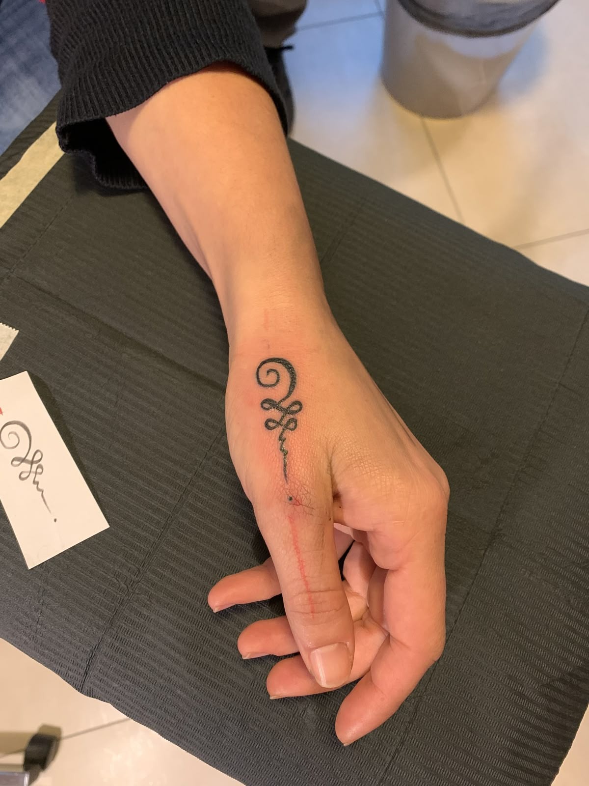 The Spiritual Goddess and Unalome Tattoo Design