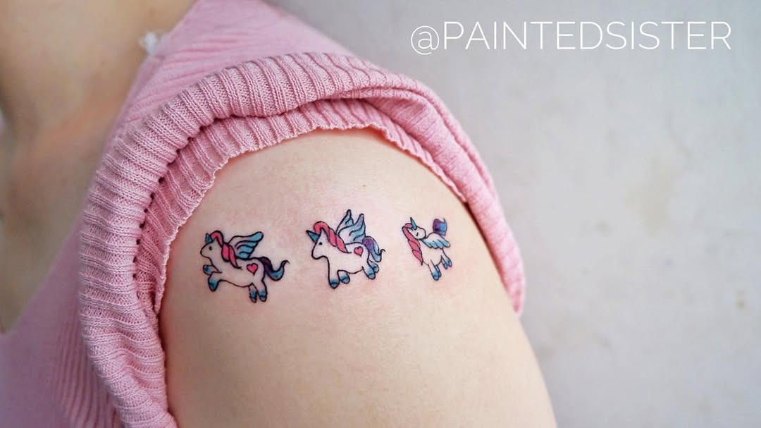 Charming unicorn tattoos for whimsical ink lovers Tattoo Design