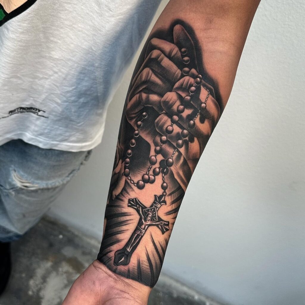 Meaningful Cross Tattoos for Men Tattoo Design