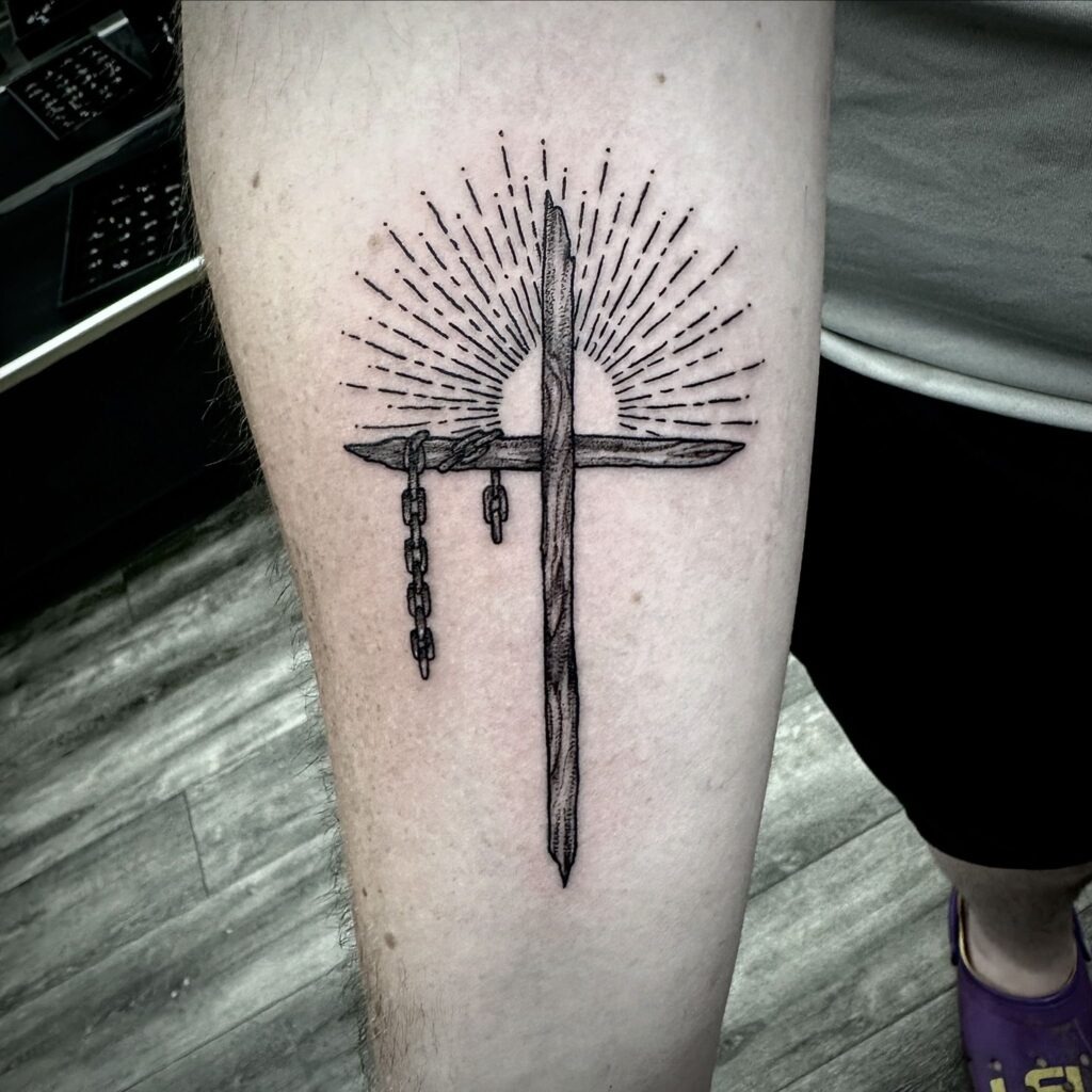 Minimalist Cross Forearm Tattoos Tattoo Design