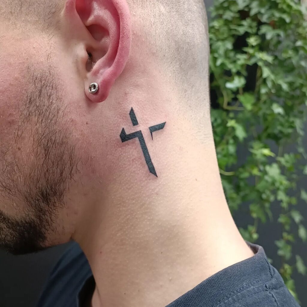 Minimalist Wrist Cross Tattoo Tattoo Design