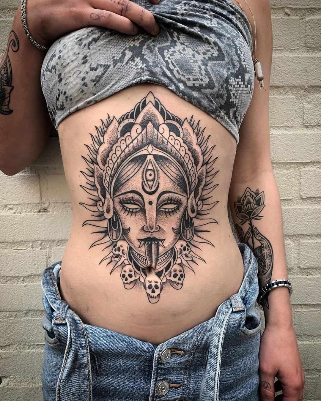 The Bird About to Be in Flight Tattoo Design