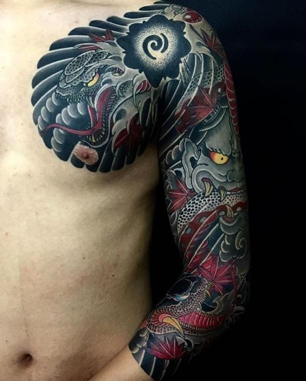 The Black-and-WhiteTribal TattooPattern Tattoo Design