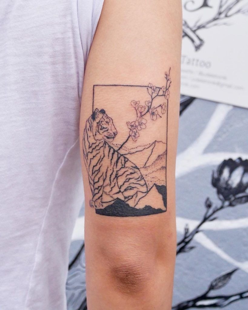 The Sleeping Fox in Winter Tattoo Ideas Tattoo Design