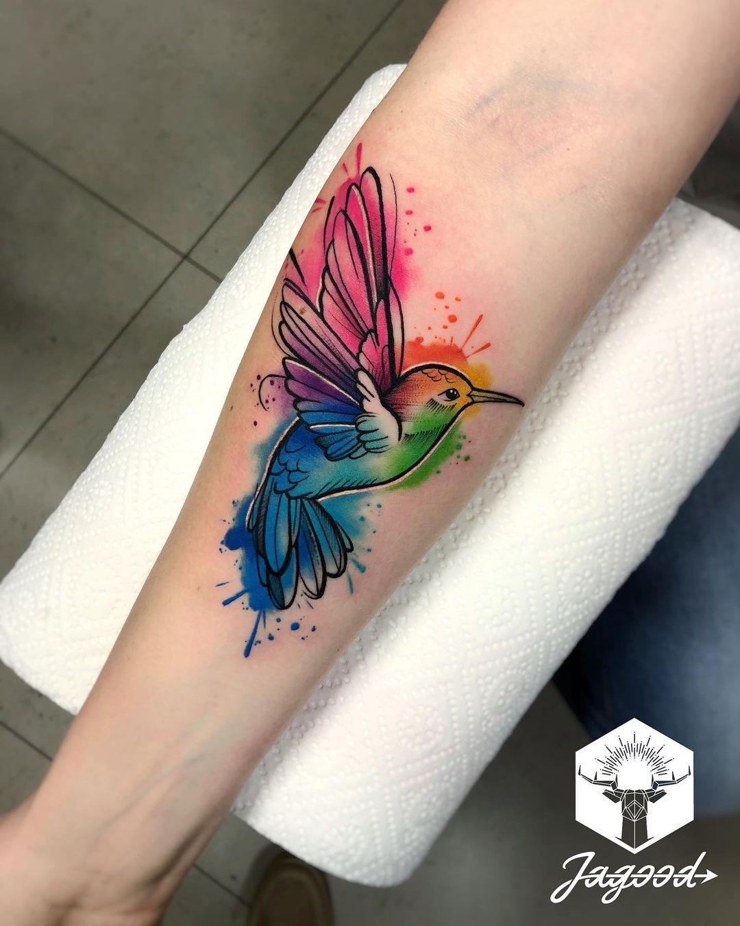 The Small, Wave-Inspired Ring Tattoo Design