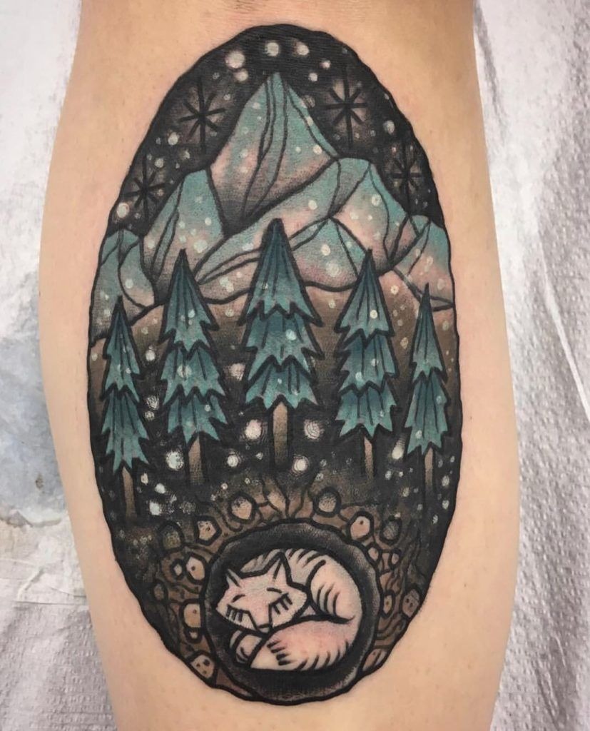 The Wild and Geometric Bear Tattoo Ideas Tattoo Design