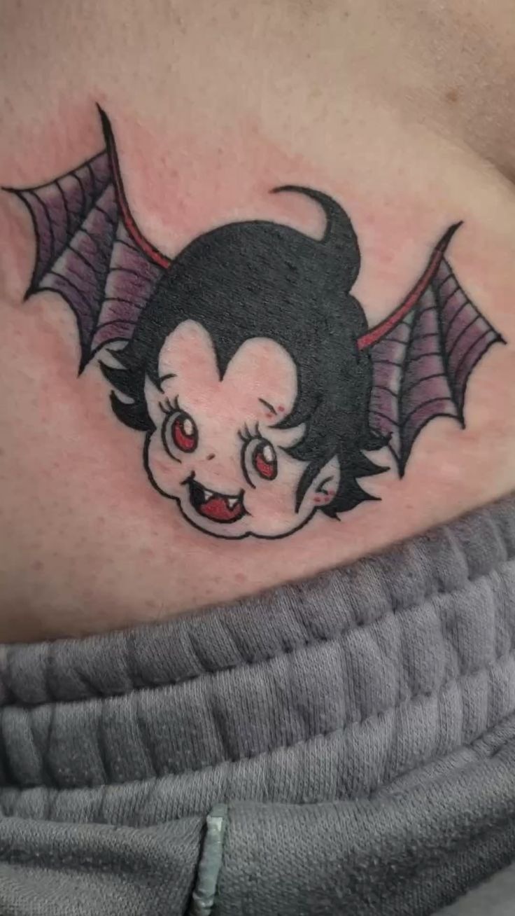 Bloody Vampire Lips Tattoo Tattoo Design