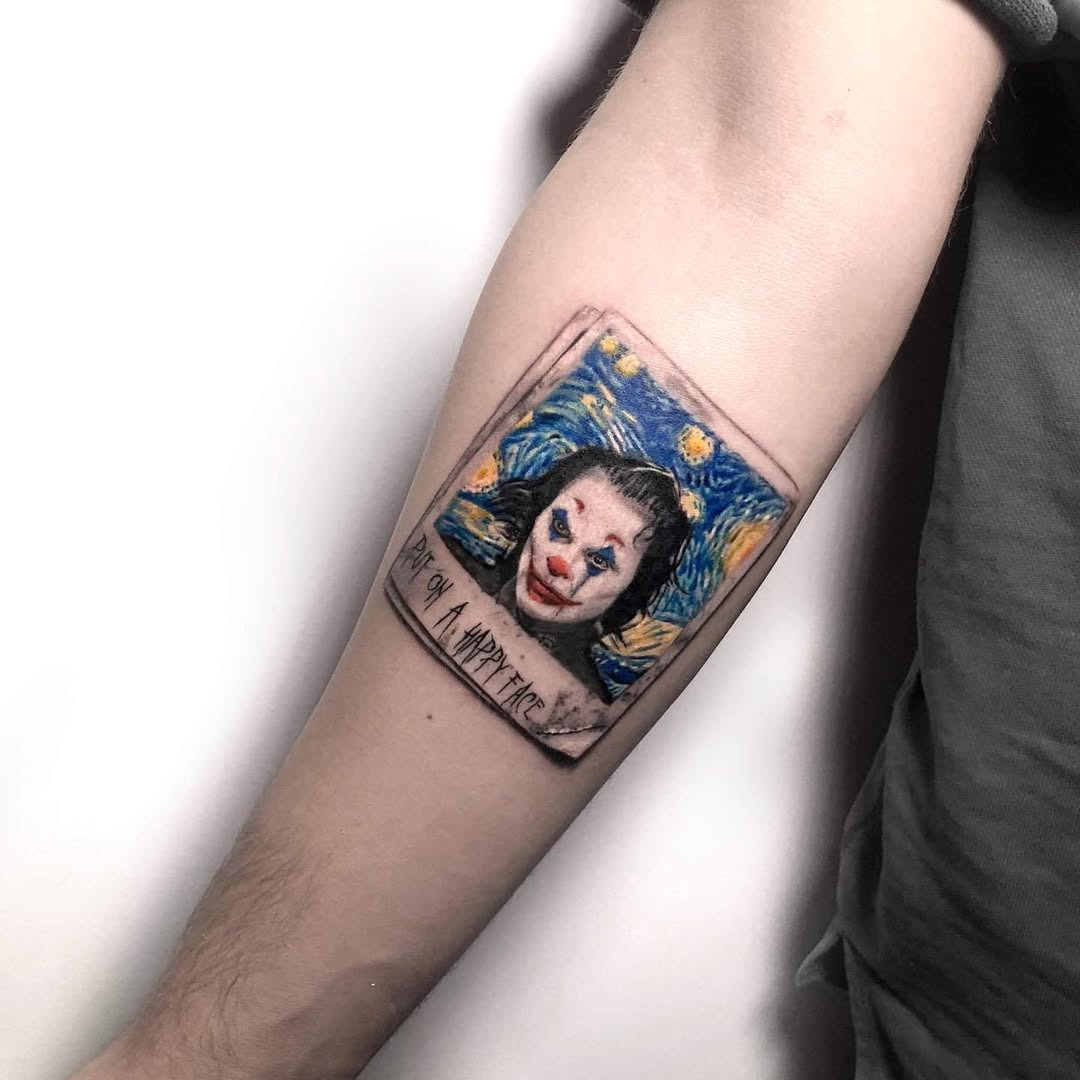 Unique twist on classic Van Gogh portrait tattoo Tattoo Design