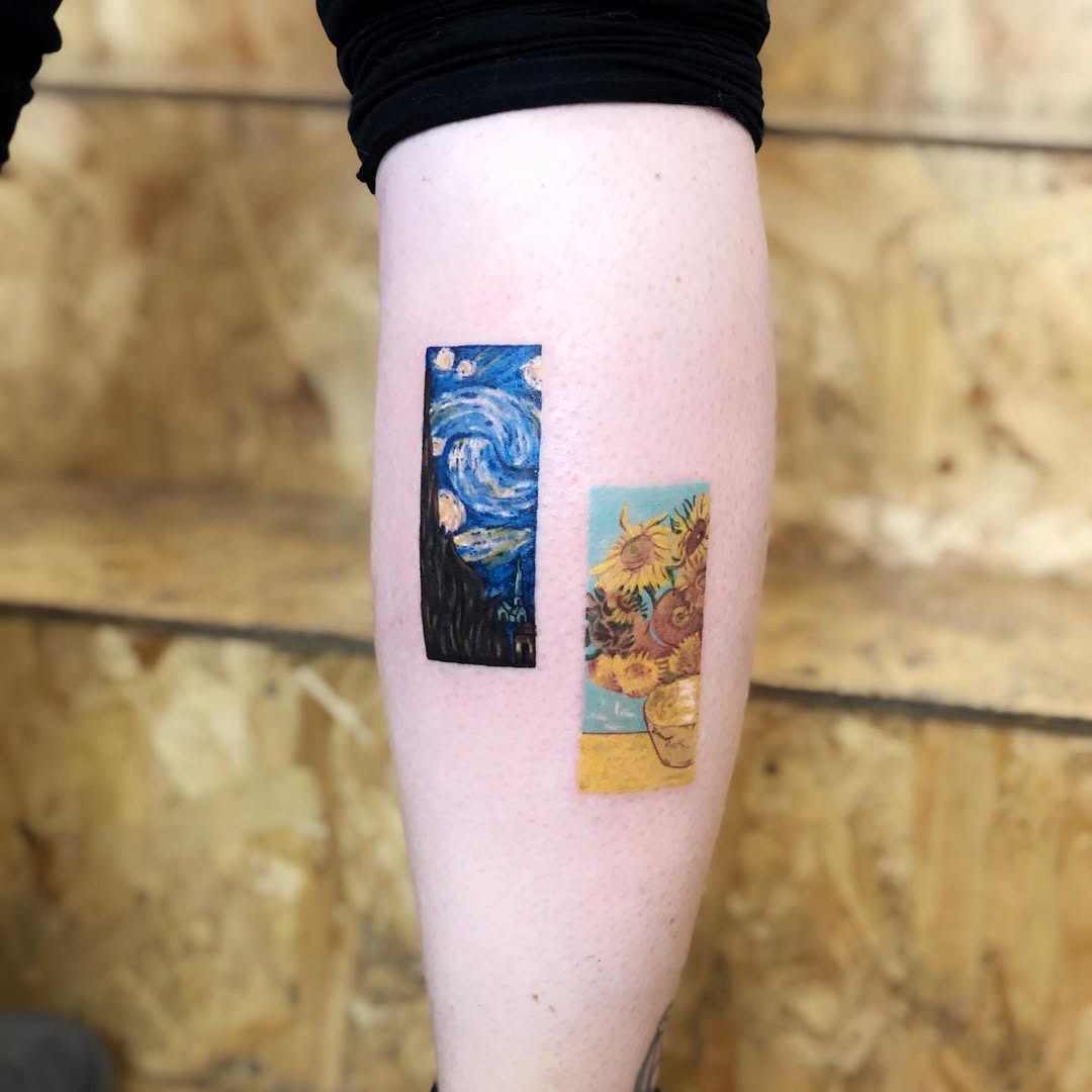 Vibrant van Gogh tattoos capture artistic essence perfectly Tattoo Design