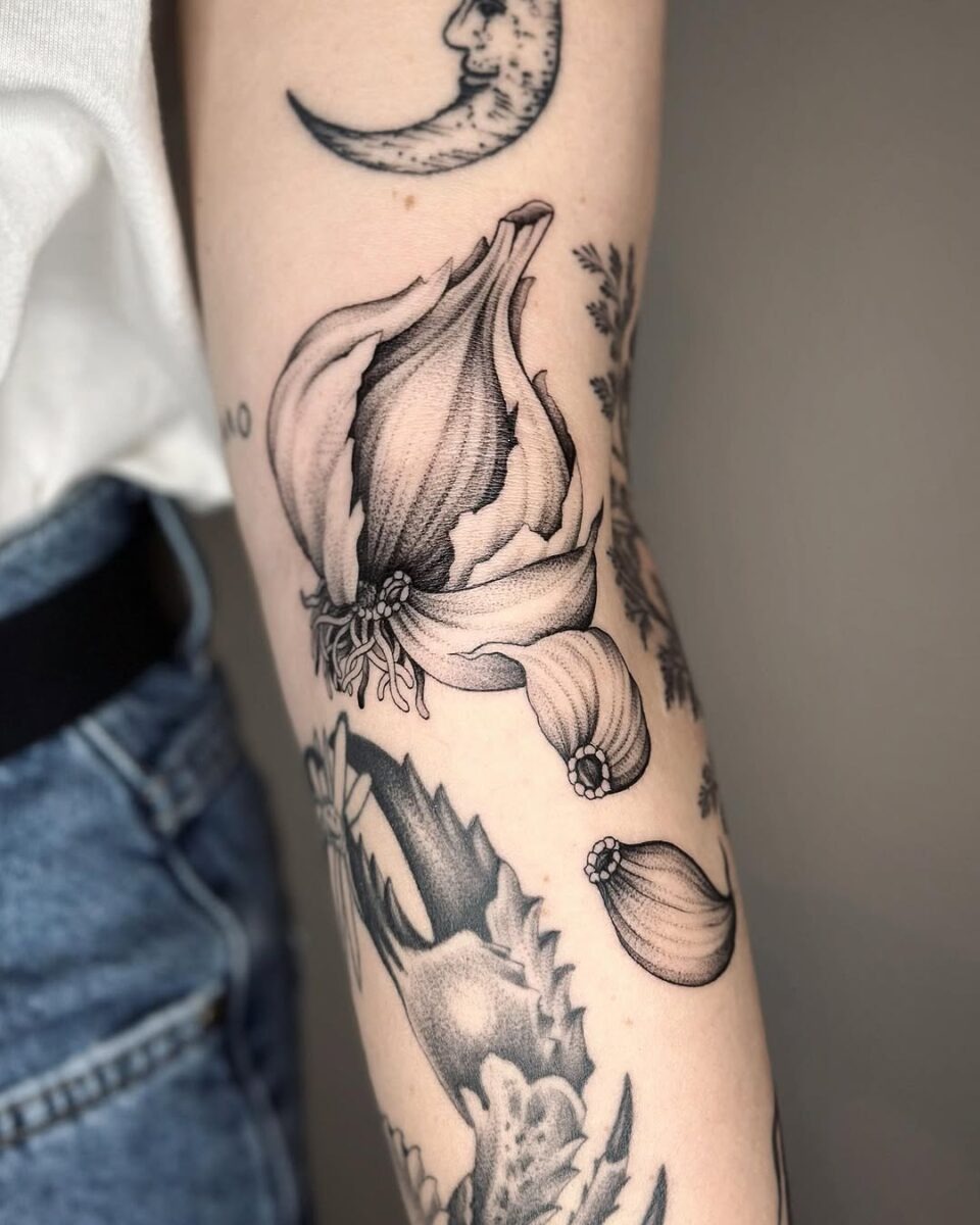 Intricate floral tattoo celebrating nature’s beauty Tattoo Design