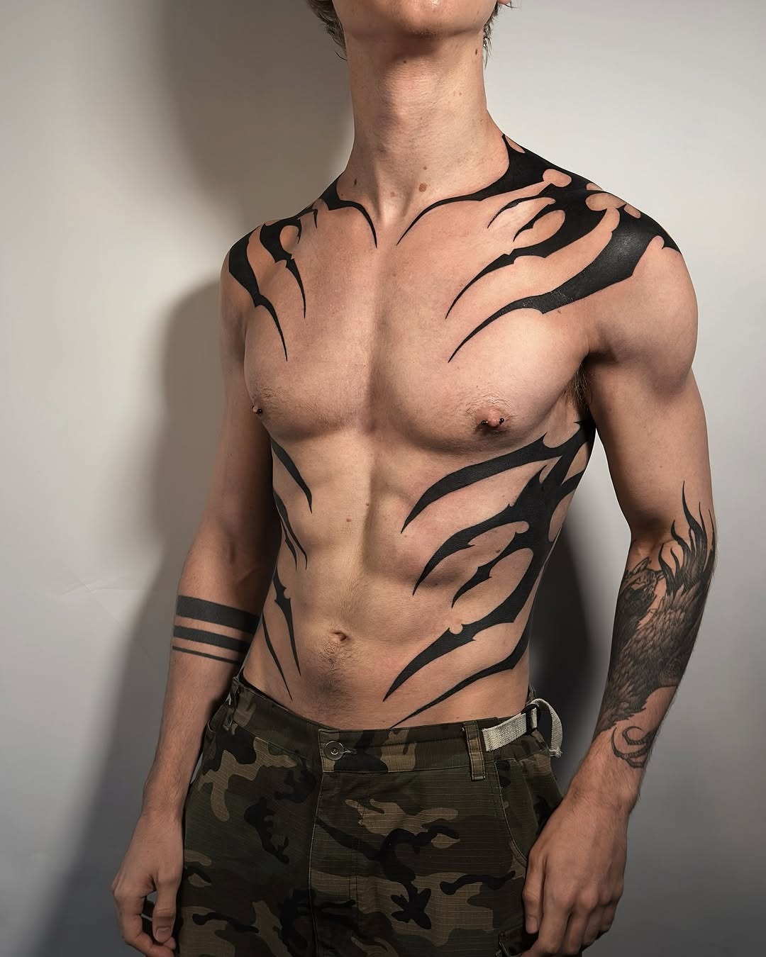 Striking Viking-Style Body Ink Tattoo Design