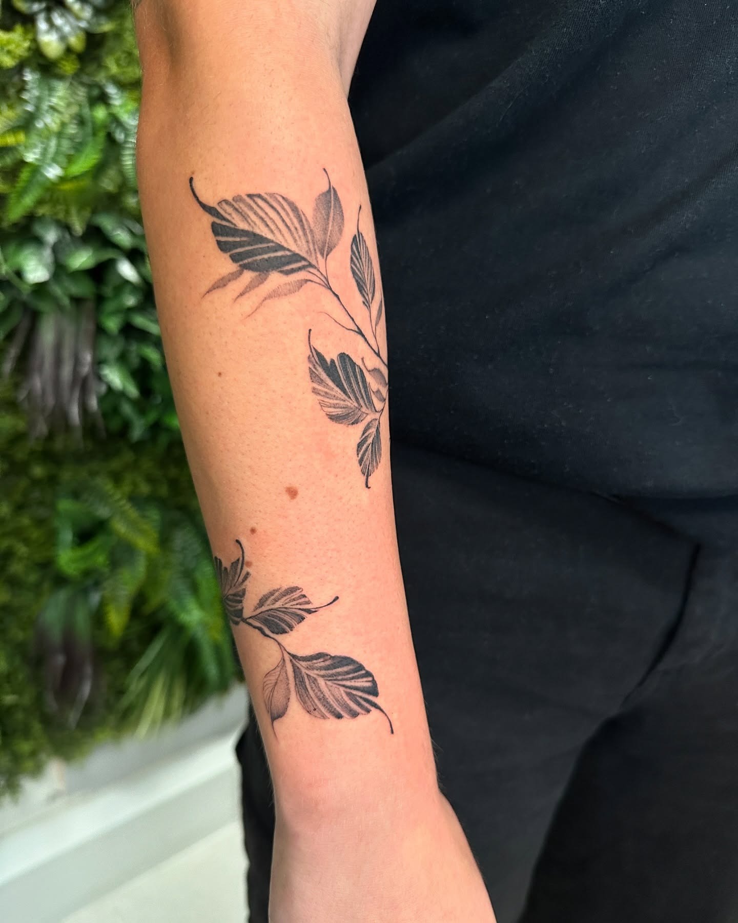 Wrap-Around Vine Tattoo on Forearm Tattoo Design