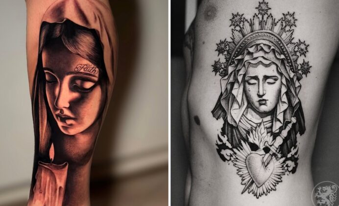 33+ Virgin Mary Tattoo Ideas & Inspiration