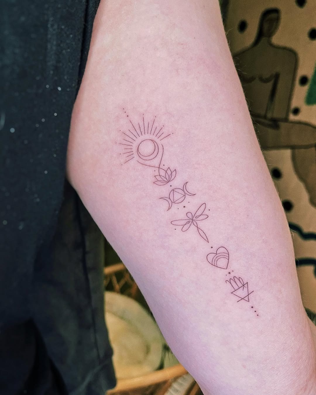Charming minimalist Virgo tattoo design inspiration Tattoo Design