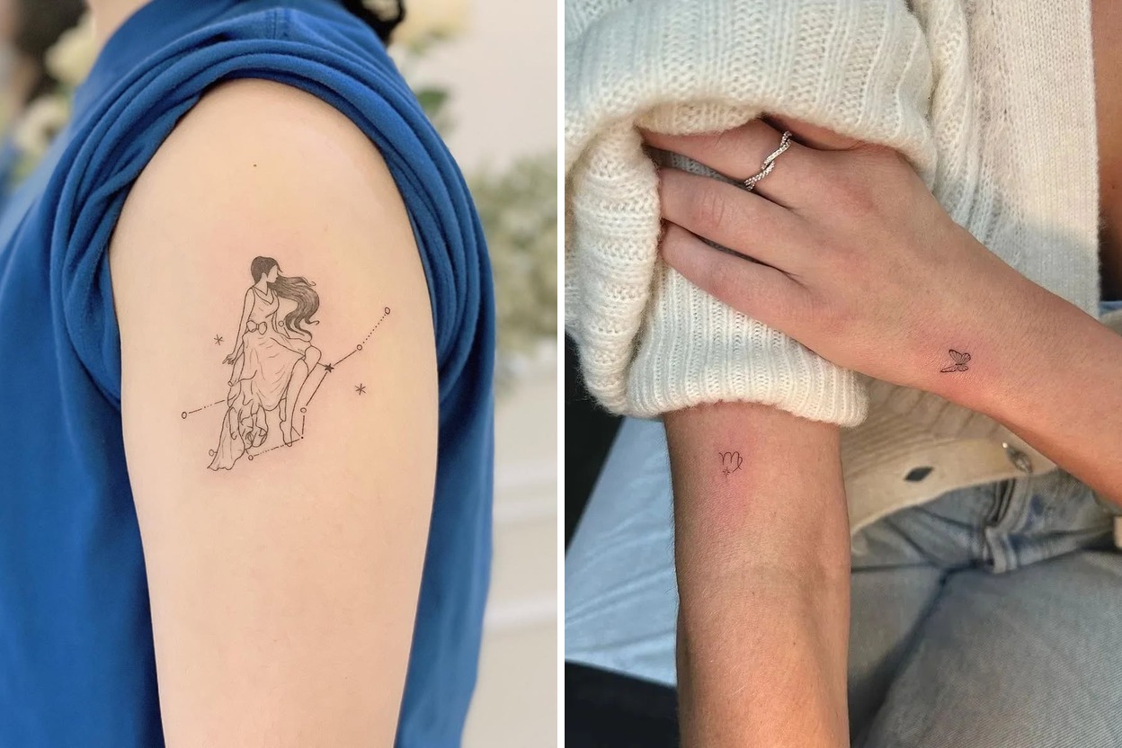 50+ Virgo Tattoo Ideas For Expressive Body Art Featured Lookbook Collage