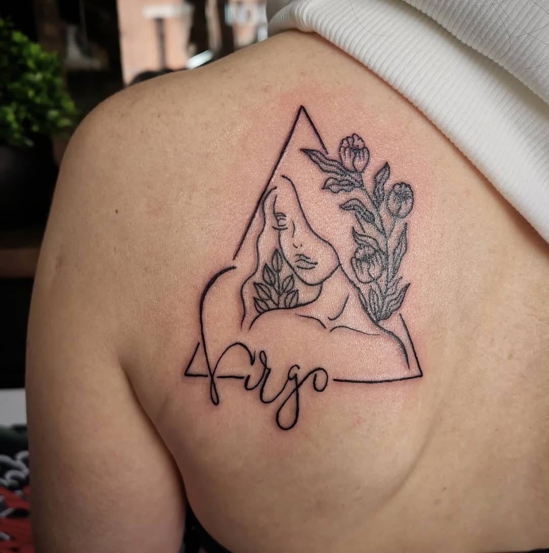 Sublime Virgo Tattoo With Feminine Elegance Tattoo Design