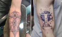 34+ Vitruvian Man Tattoo Ideas & Inspiration