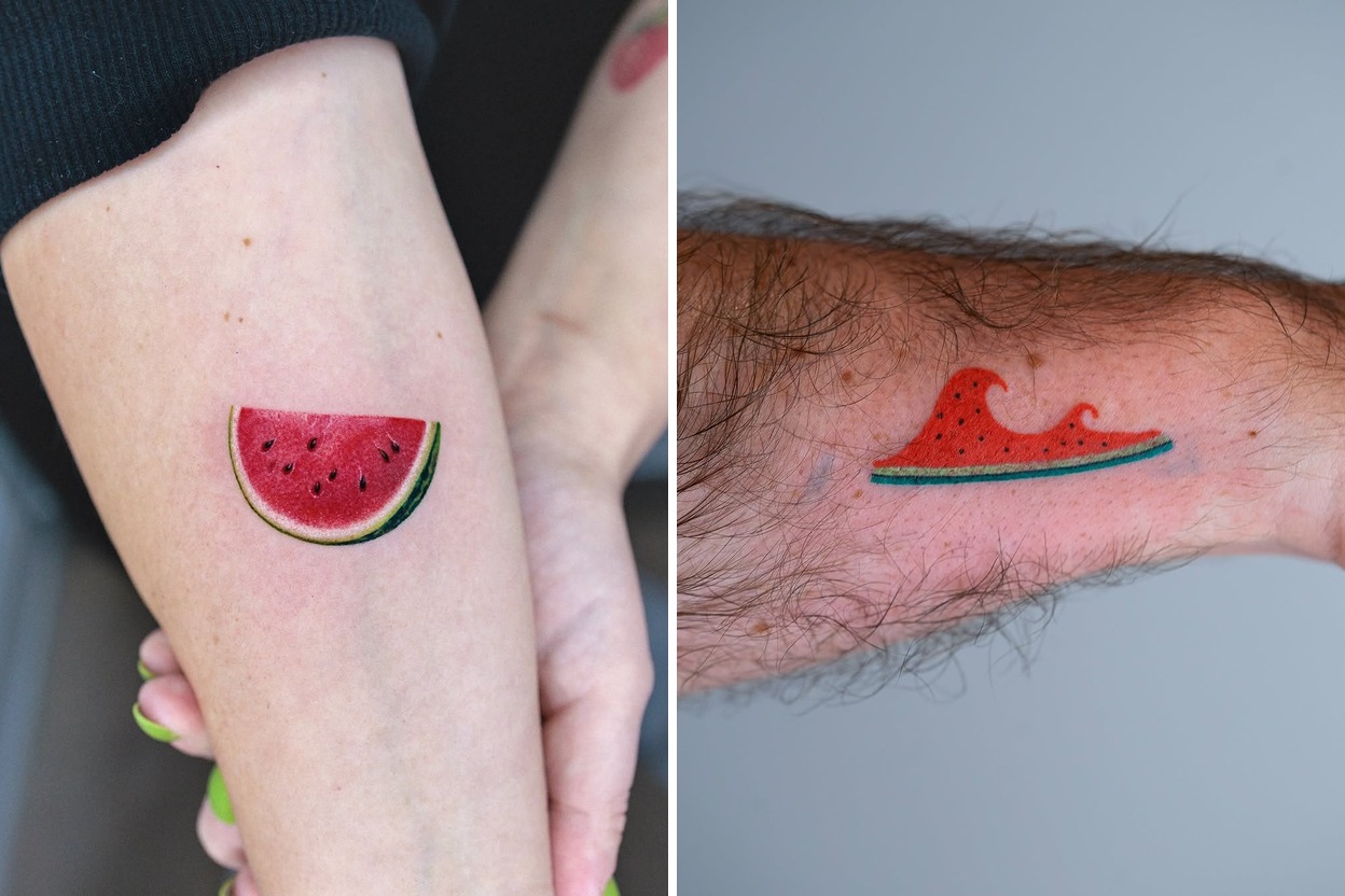 40+ Watermelon Tattoo Ideas Worth Saving for Your Next Appointment Featured Lookbook Collage