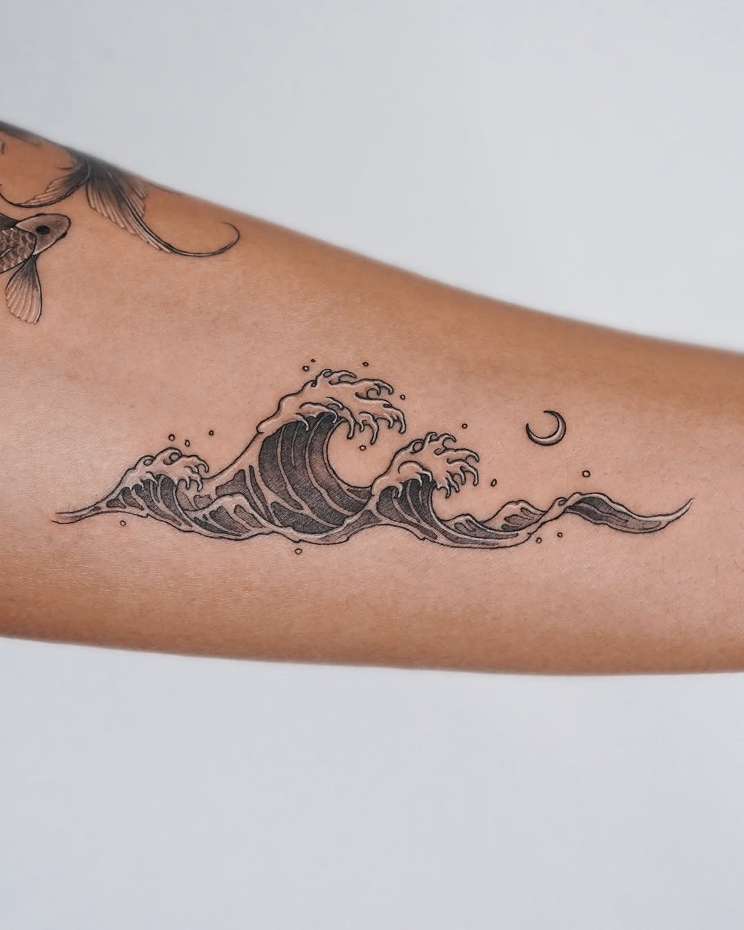 Artistic Wave Tattoo Tattoo Design