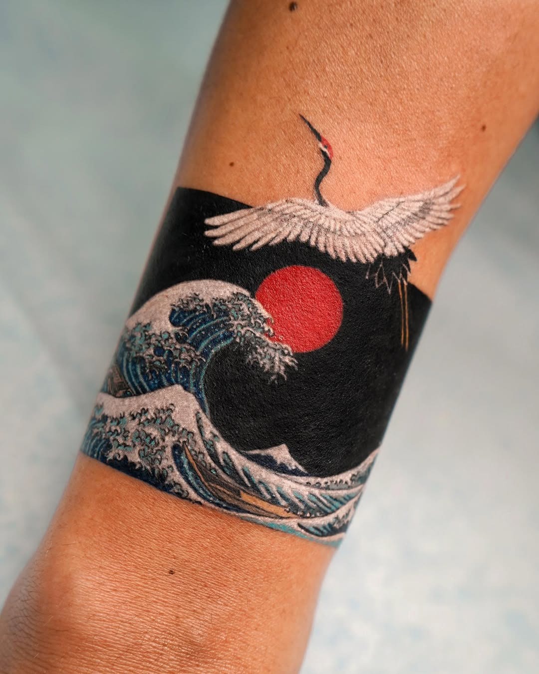 Japanese Wave Tattoo Tattoo Design