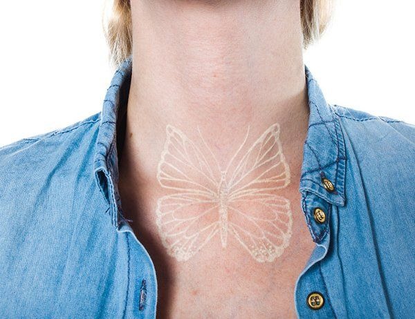 The Power of Change, Resurrection, and Rebirth White Ink Tattoo Tattoo Design