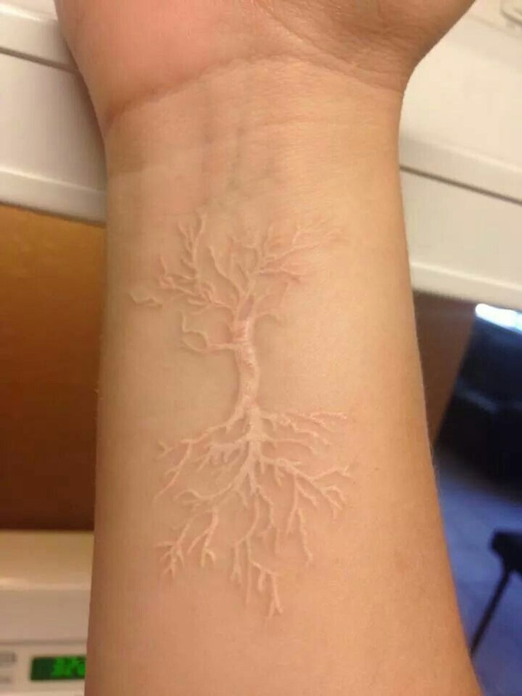 Tree TattoosIdea: Laying Down Your Own Roots White Ink Tattoo Tattoo Design