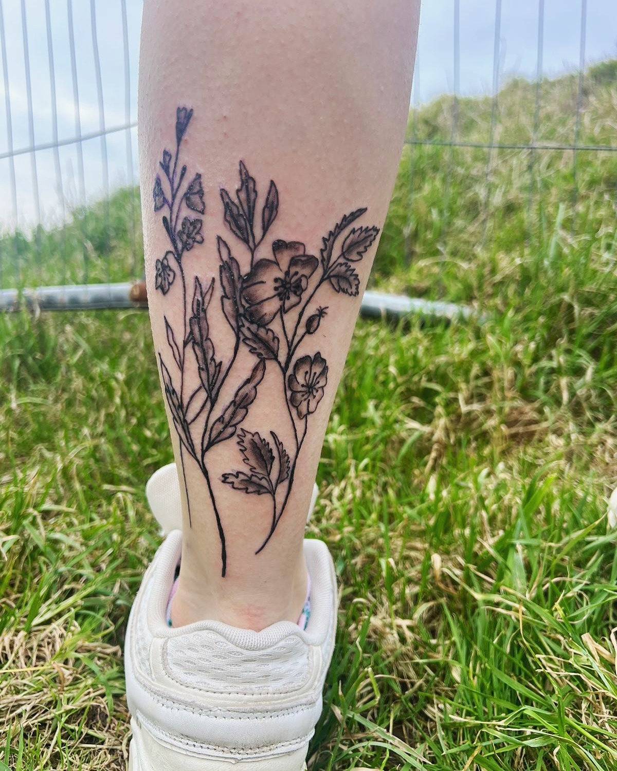 Wildflower Meadow Tattoo Tattoo Design
