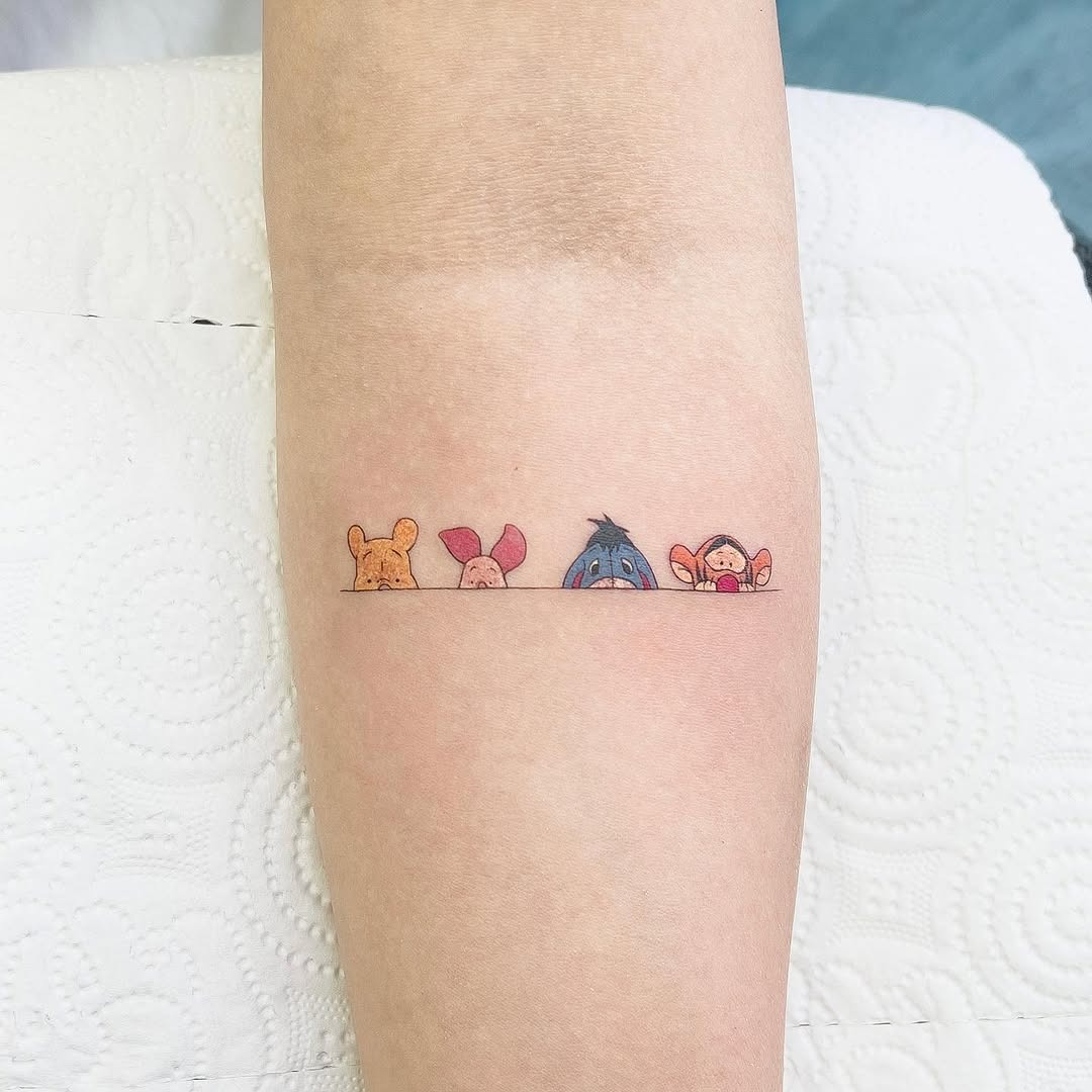 Charming tattoos of beloved childhood characters Tattoo Design