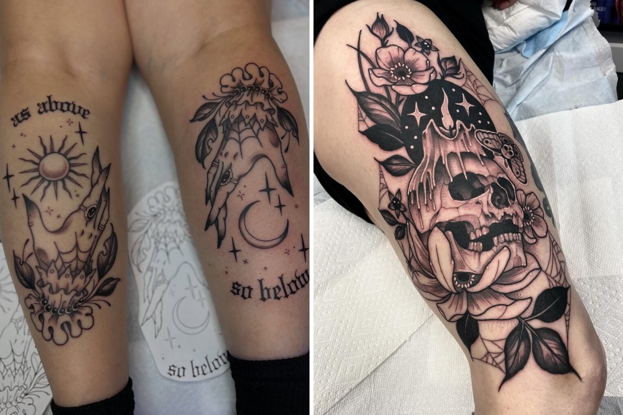 47+ Witchy Tattoo Ideas That Capture Mystery, Power, and Magic Featured Lookbook Collage