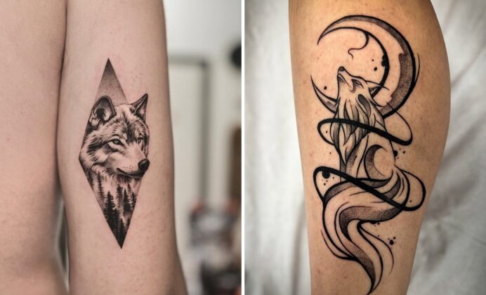 40+ Wolf Tattoo Ideas With Inspiring Artistic Placement