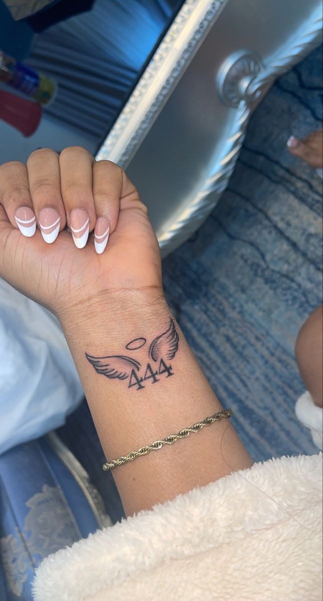 444 tattoo ideas for encouragement Tattoo Design