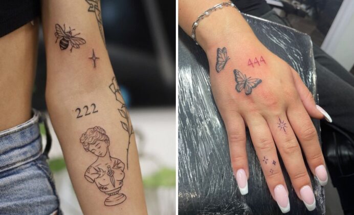25+ Women Angel Number Tattoo Ideas That Make a Bold Artistic Statement